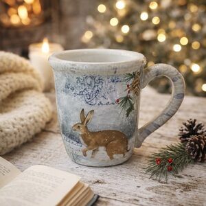 Certified International Susan Winget Bunny Rabbit Mug Coffee Cup